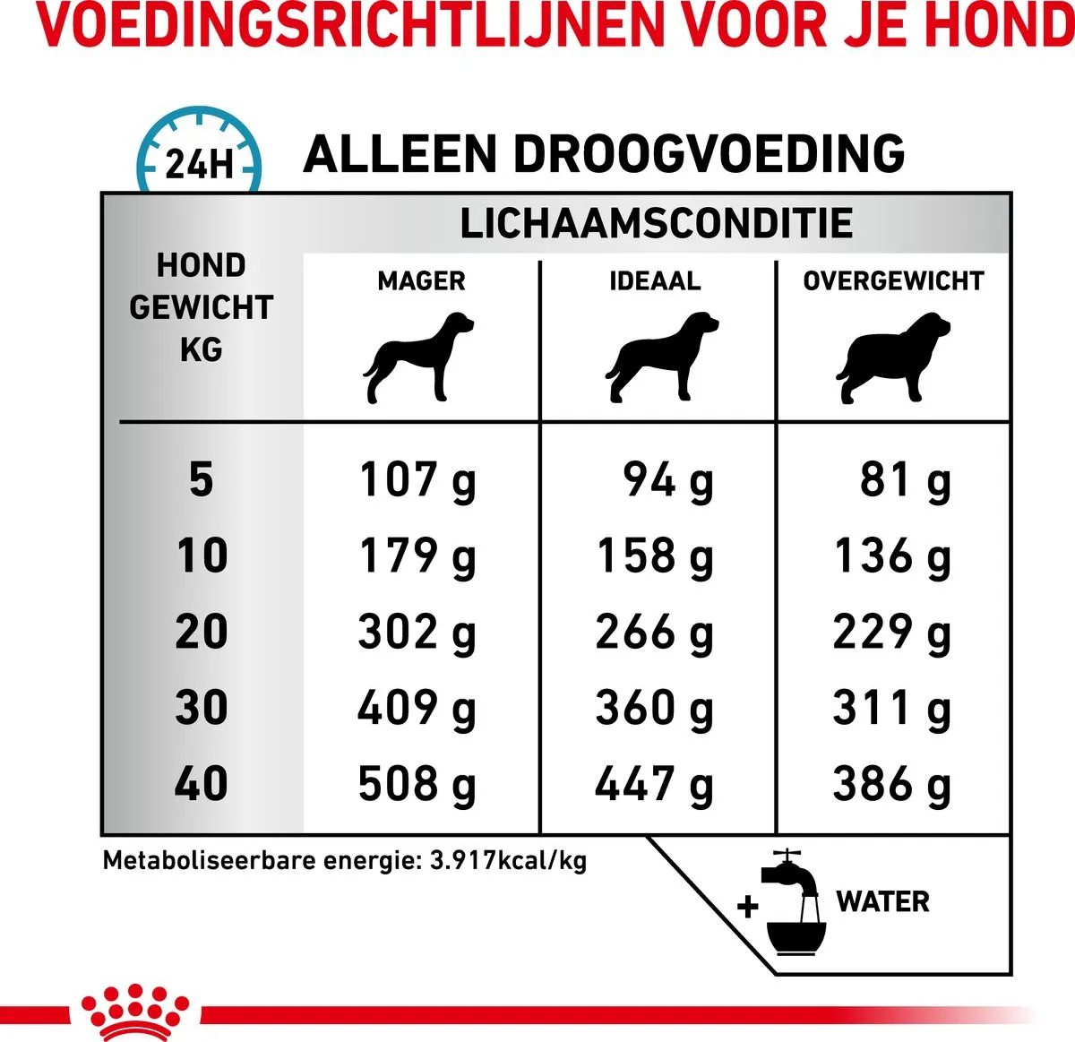 Royal Canin Anallergenic Hond 4 Royal Canin Anallergenic Voedingsrichtlijnen