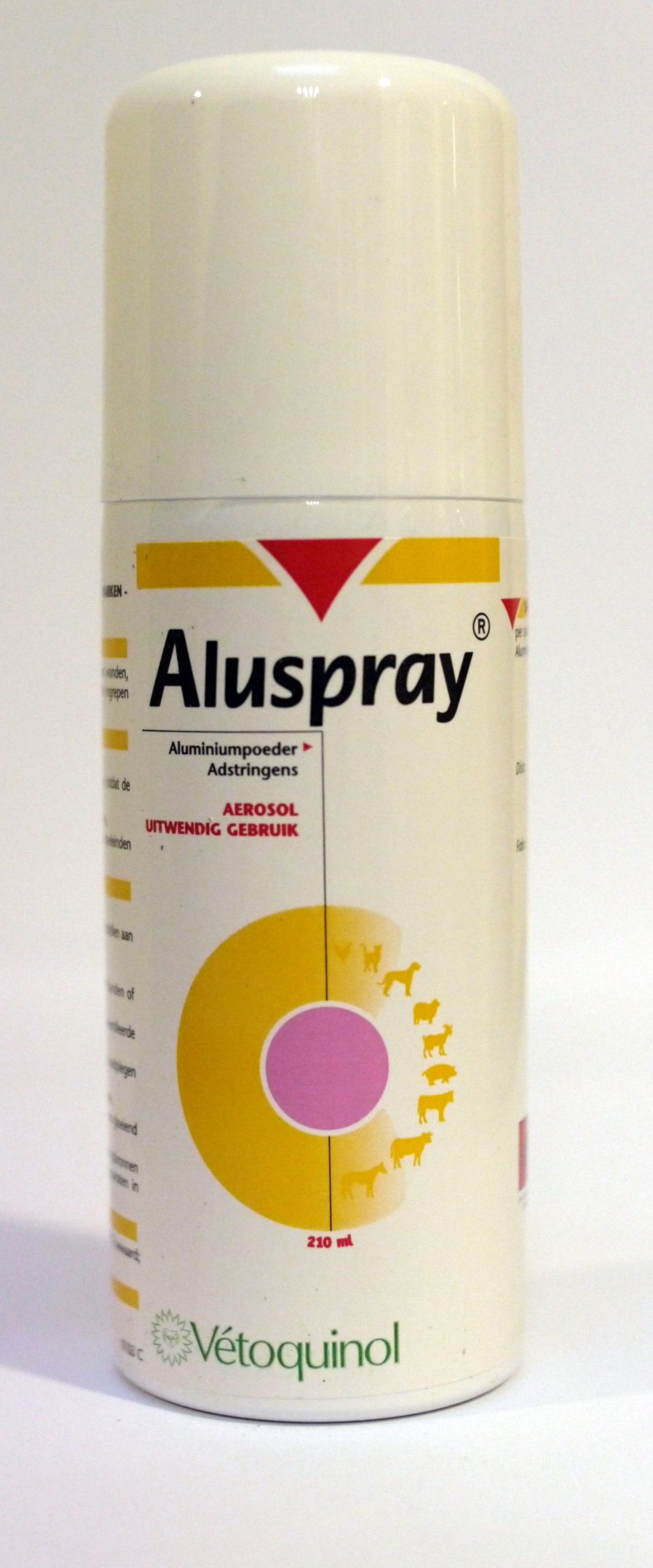 Aluspray 1 desinfectie, aluspray, luchtdoorlatend, wond, bacterien, vieze, wond