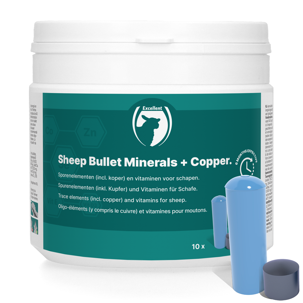 Sheep Bullet Minerals + Koper 1 Sheep Bullet Minerals + Koper