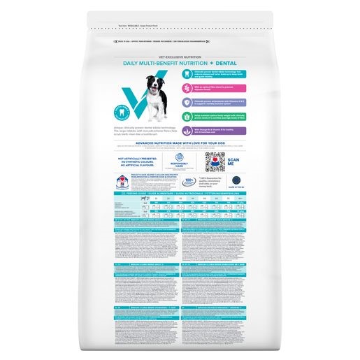 Hill’s Vet Essentials Multi-Benefit Dental Small & Mini Adult 1+ Hond 5 Vet Essentials Multi-Benefit Dental Adult Medium En Large Achterkant