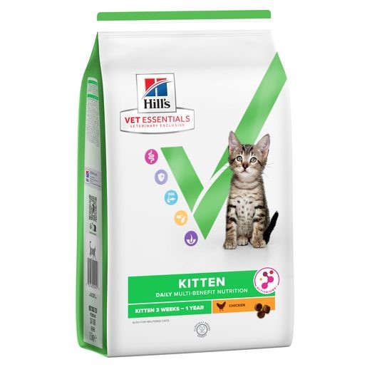 Hill's Vet Essentials Multi-Benefit Kitten 6 Multi-Benefit Kitten Zijkant