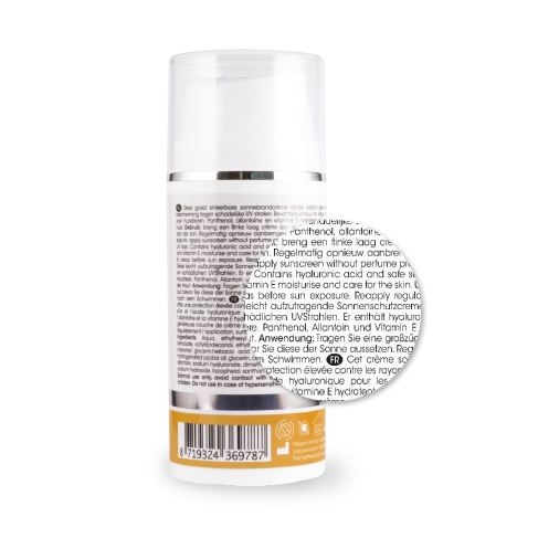 Maxani Suncare achterkant