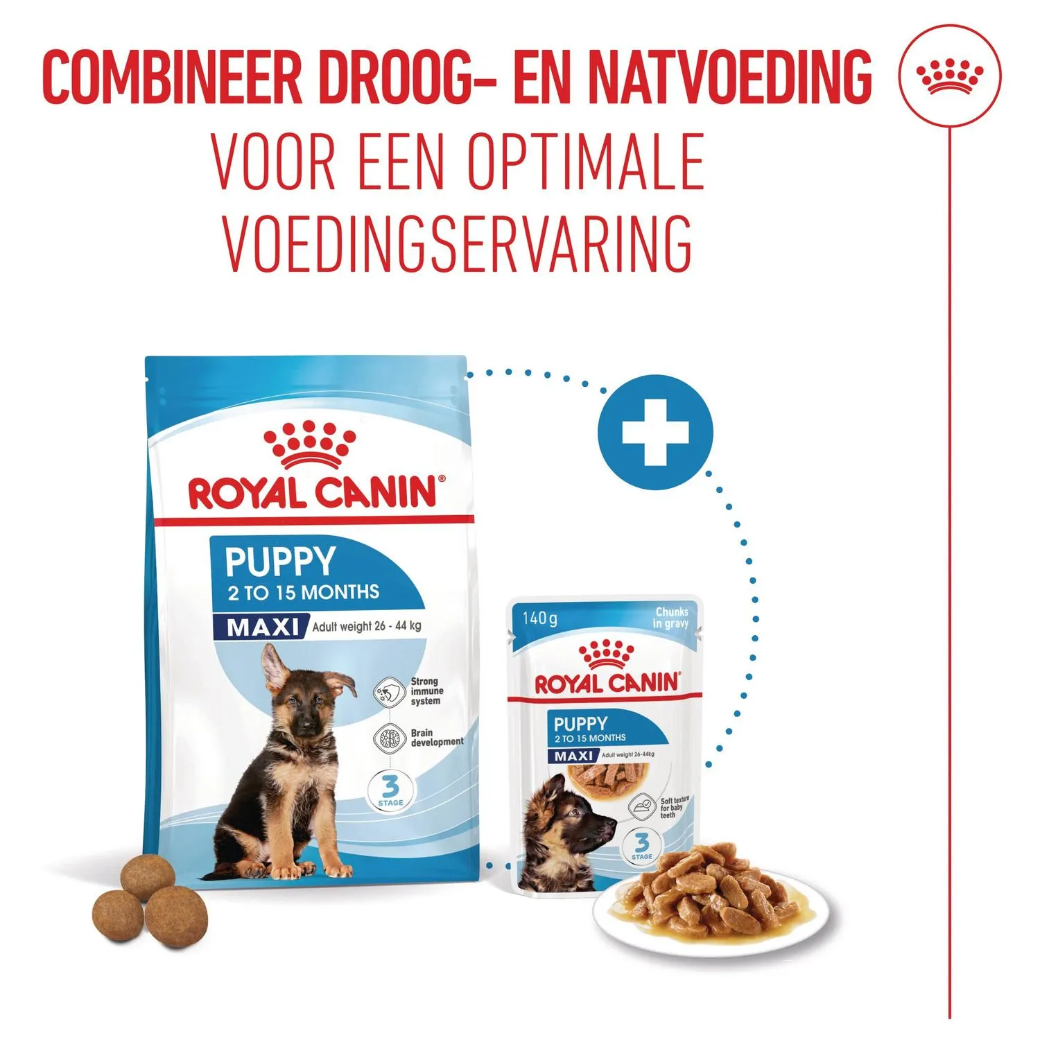 Royal Canin Puppy Maxi inclusief natvoeding
