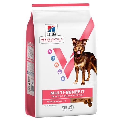 Hill's Vet Essentials Multi-Benefit Adult Hond 9 Hill's Vet Essentials Multi-Benefit Adult Medium Onderkant