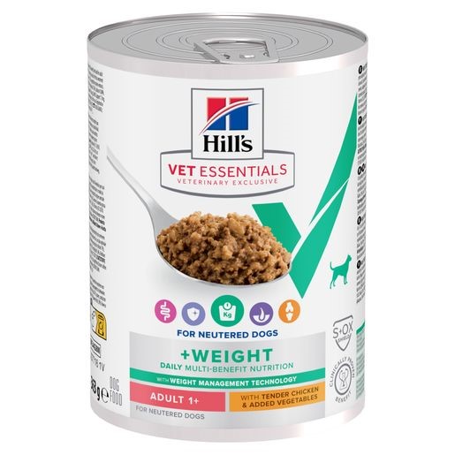 Hill's Vet Essentials Multi-Benefit + Weight Adult 1+ Hond 15 Hill's Vet Essentials Multi-Benefit Adult Weight blik Voorkant