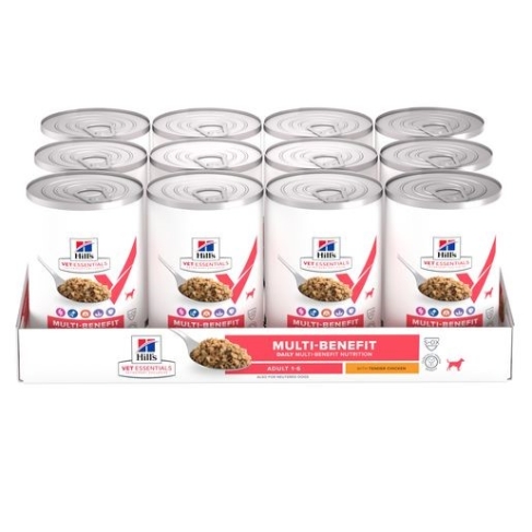 Hill's Vet Essentials Multi-Benefit Adult blikvoeding tray