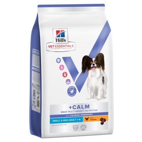 Hill's Vet Essentials Multi-Benefit + Calm Adult Small & Mini Hond Zijkant