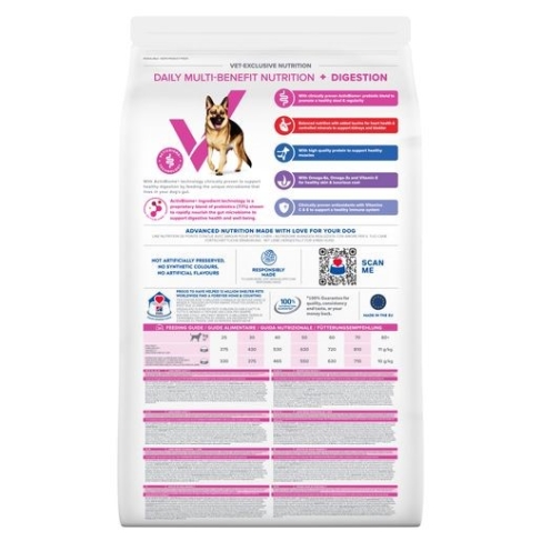 Hill's Vet Essentials Multi-Benefit + Digestion Adult 1+ Grote Hond Achterkant