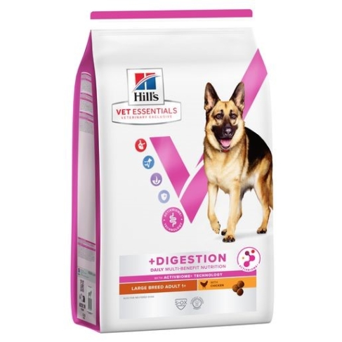 Hill's Vet Essentials Multi-Benefit + Digestion Adult 1+ Grote Hond Zijkant