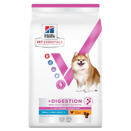 Hill's Vet Essentials Multi-Benefit + Digestion Adult 1+ Hond 2 Hill's Vet Essentials Multi-Benefit + Digestion Adult 1+ SmallMini Voorkant goed