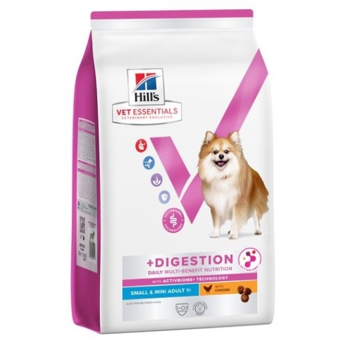 Hill's Vet Essentials Multi-Benefit + Digestion Adult 1+ SmallMini Zijkant