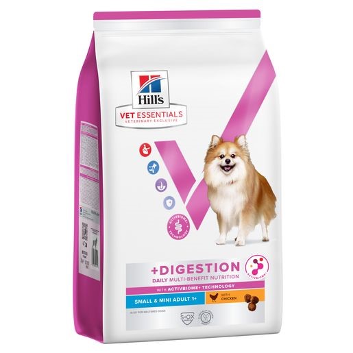 Hill's Vet Essentials Multi-Benefit + Digestion Adult 1+ Hond 3 Hill's Vet Essentials Multi-Benefit + Digestion Adult 1+ SmallMini Zijkant