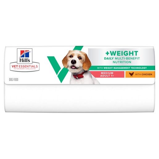 Hill's Vet Essentials Multi-Benefit + Weight Adult 1+ Hond 6 Hill's Vet Essentials Multi-Benefit + Weight Adult 1+ Medium Onderkant
