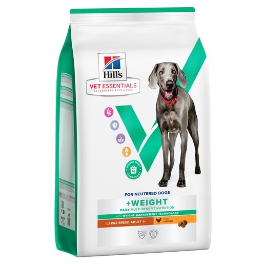 Hill's Vet Essentials Multi-Benefit + Weight Adult 1+ Hond 11 Hill's Vet Essentials Multi-Benefit + Weight Large Breed Zijkant