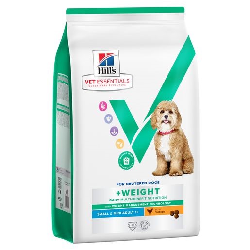 Hill's Vet Essentials Multi-Benefit + Weight Adult 1+ Hond 3 Hill's Vet Essentials Multi-Benefit + Weight SmallMini Zijkant
