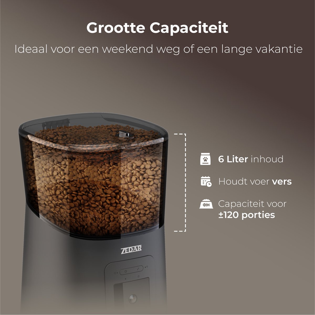 Zedar Voerautomaat 3 Zedar Voerautomaat - Afbeelding 3