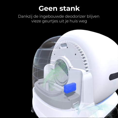 Zedar K1200 Automatische Kattenbak Geen Stank