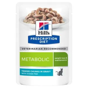 Hill's Metabolic Kat Maaltijdzakje Zeevis