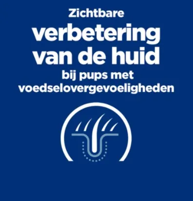 Hills derm complete puppy verbetering van de huid