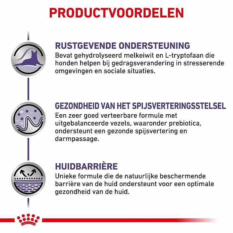 Royal Canin Calm Small Dogs Productvoordelen