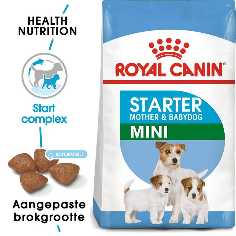 Royal Canin Mini Starter Mother & Babydog Aangepaste Brokgrootte