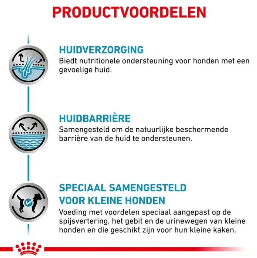 Skin Care Small Dog Productvoordelen