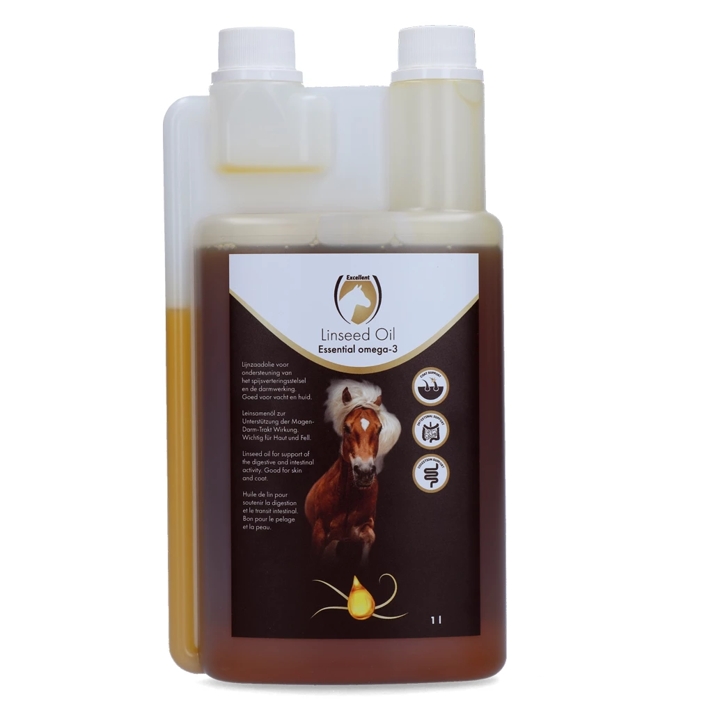 Excellent Horse Linseed Oil (Lijnzaadolie) 2 Lijnzaad 1 liter