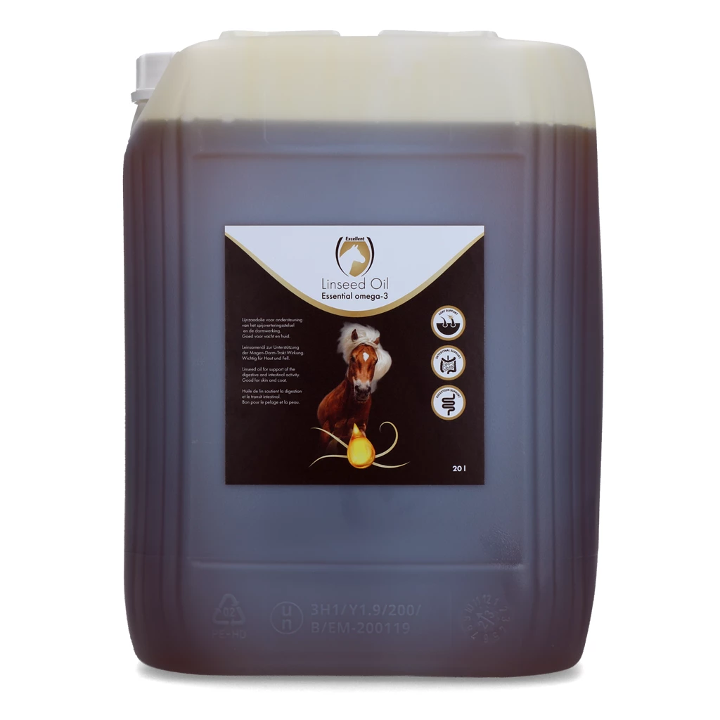 Excellent Horse Linseed Oil (Lijnzaadolie) 6 Lijnzaadolie 20 liter
