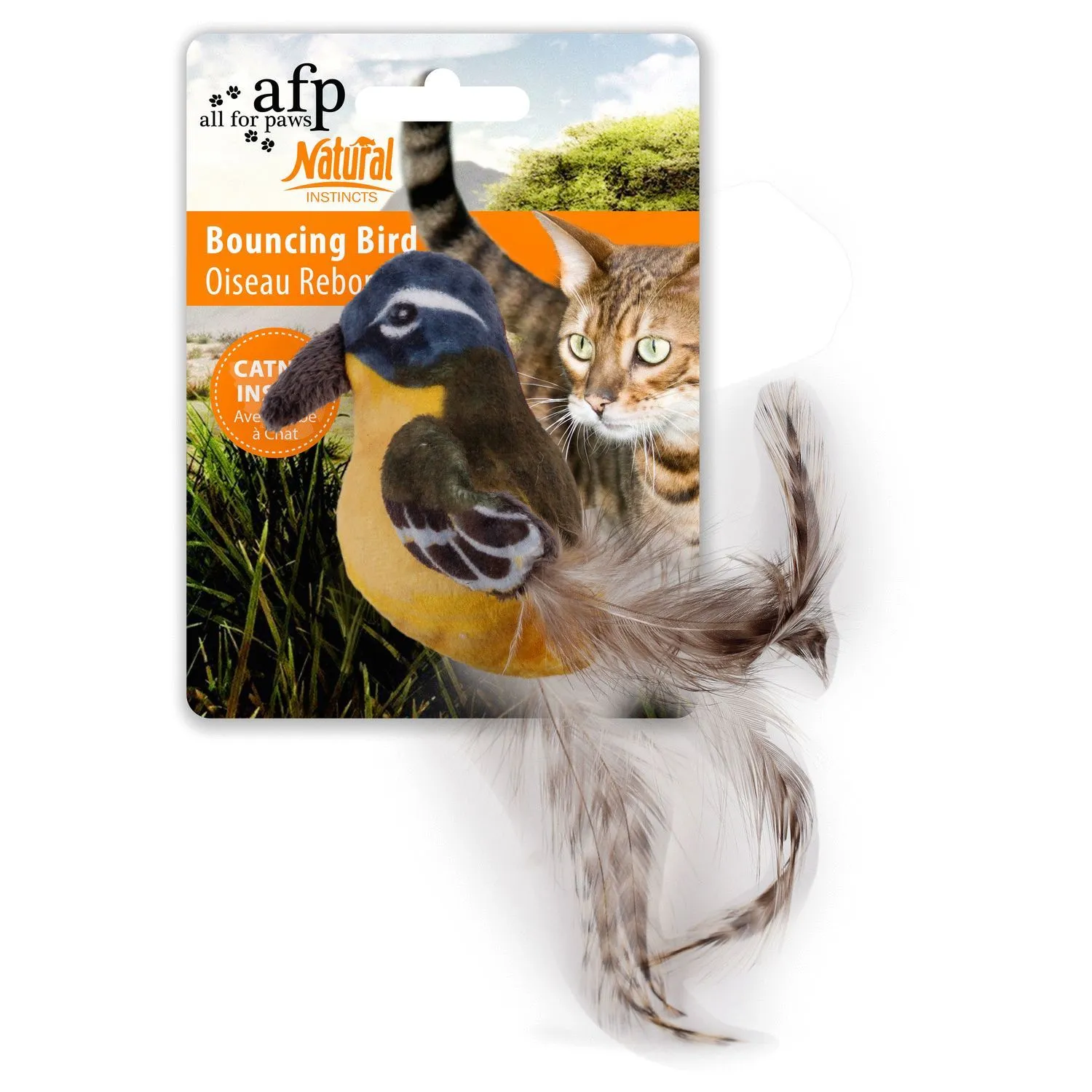 AFP Bouncing Bird Blauw Geel