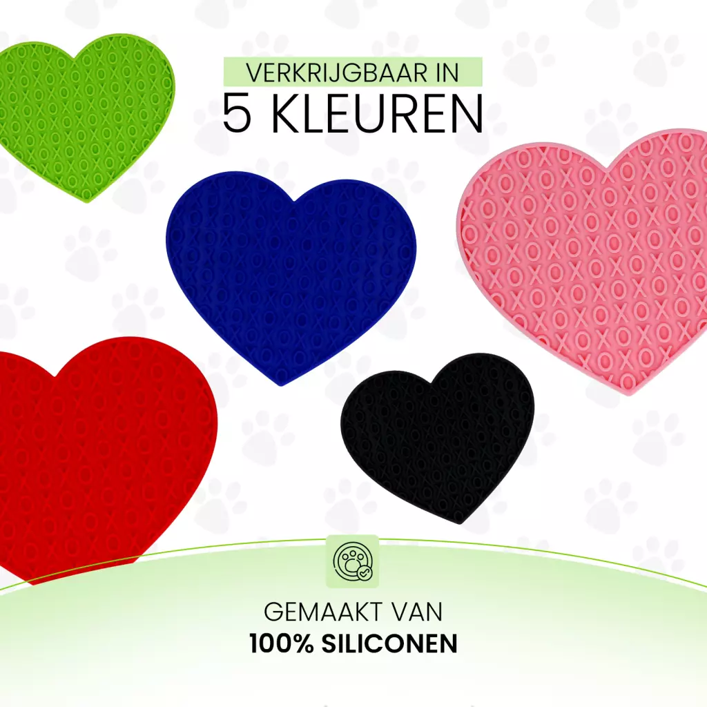 Eat Slow Live Longer Lick Mat Lovely 5 kleuren
