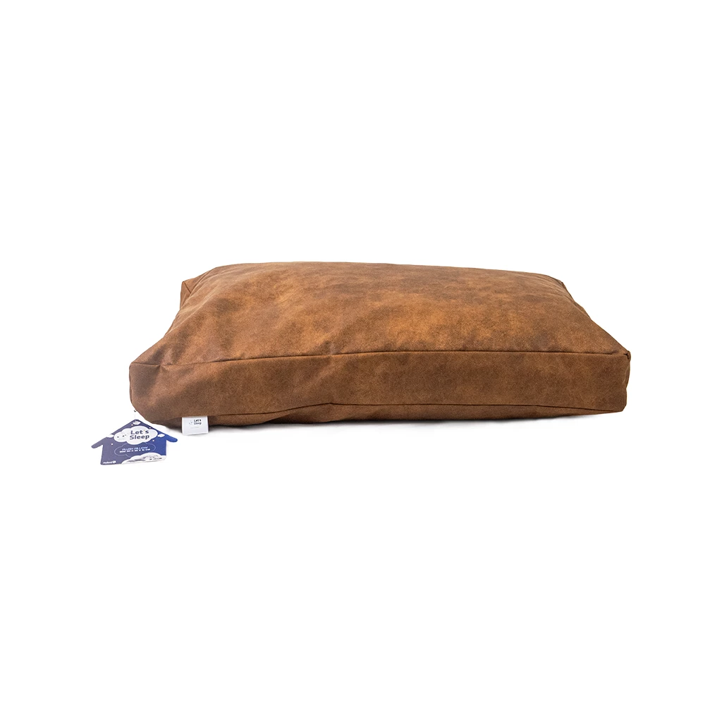 Let's Sleep Plush Pillow Hondenkussen 2 Lets Sleep Pillow Cognac