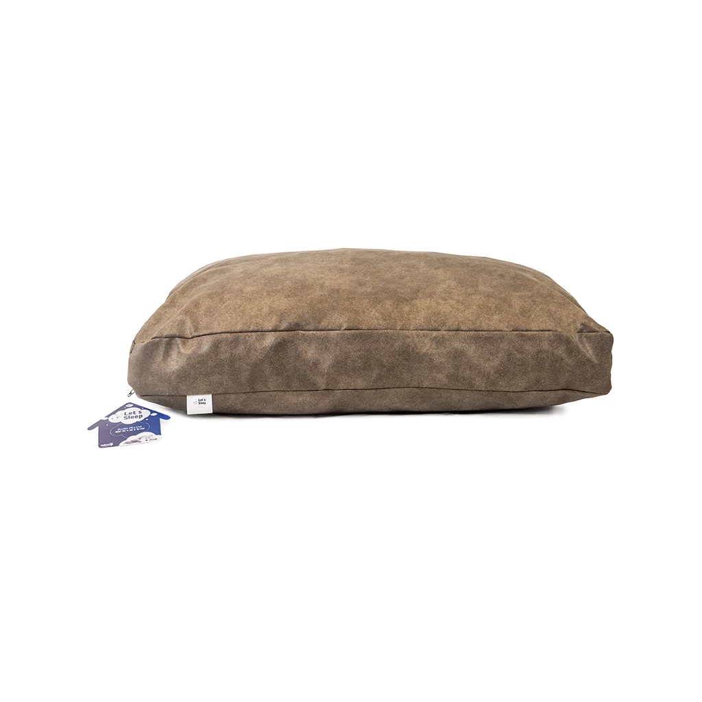 Let's Sleep Plush Pillow Hondenkussen 4 Lets Sleep Plush Pillow Taupe